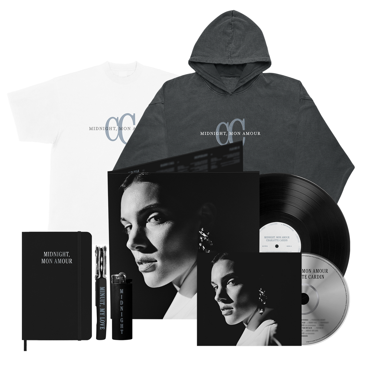 Vinyle + CD + Hoodie + T-shirt Blanc + Goodies