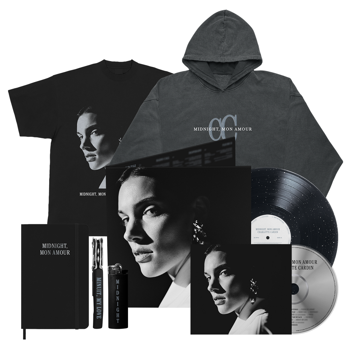 Vinyle (Exclusif) + CD + Hoodie + T-shirt Noir + Goodies