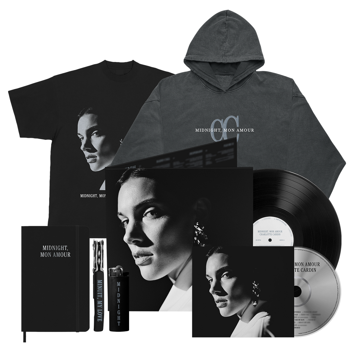 Vinyle + CD + Hoodie + T-shirt Noir + Goodies