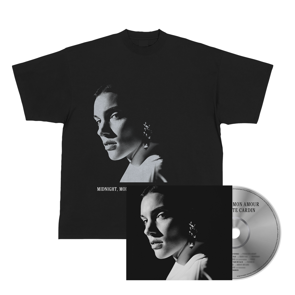 “Midnight, mon amour” CD + Black T-Shirt