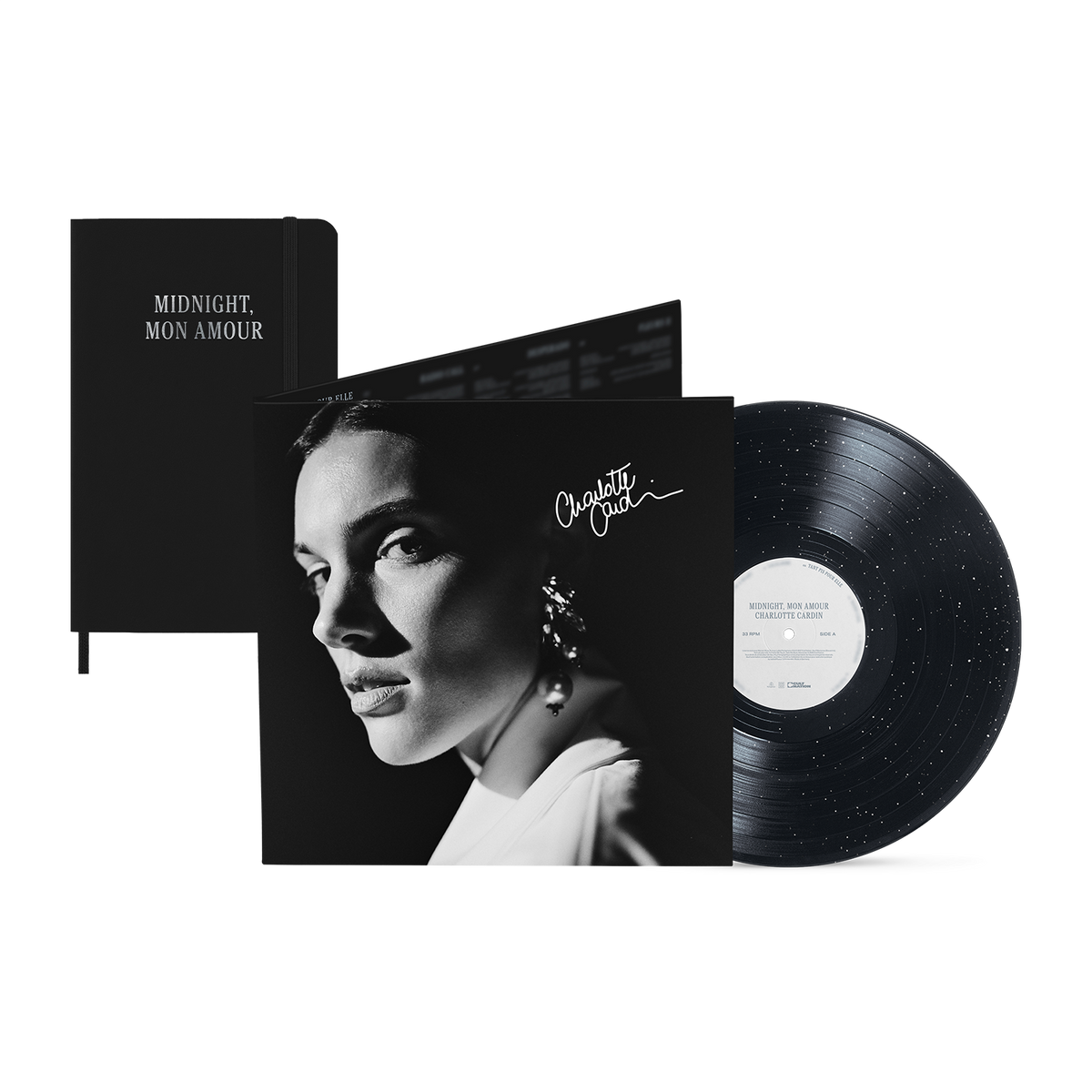 Vinyle « Midnight, mon amour » Édition exclusive Midnight Sky, signé + Carnet de notes