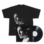 Vinyle « Midnight, mon amour » Édition exclusive Midnight Sky, signé + T-shirt noir