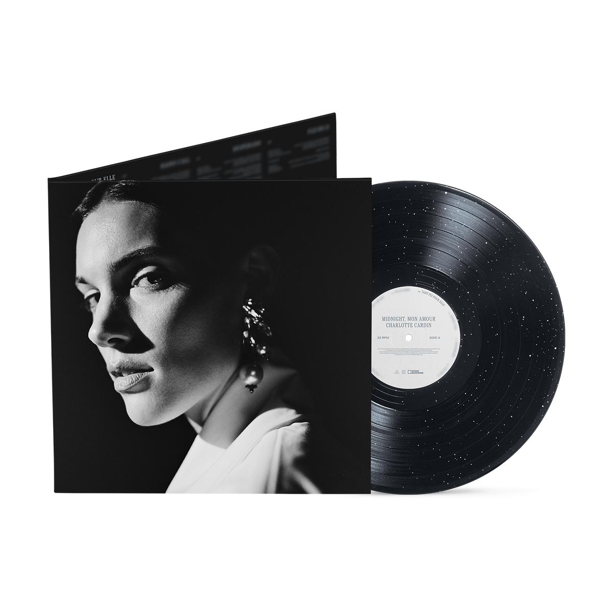 Vinyle « Midnight, mon amour » Édition exclusive Midnight Sky + T-shirt noir