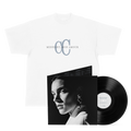 “Midnight, mon amour” Vinyl + White T-Shirt