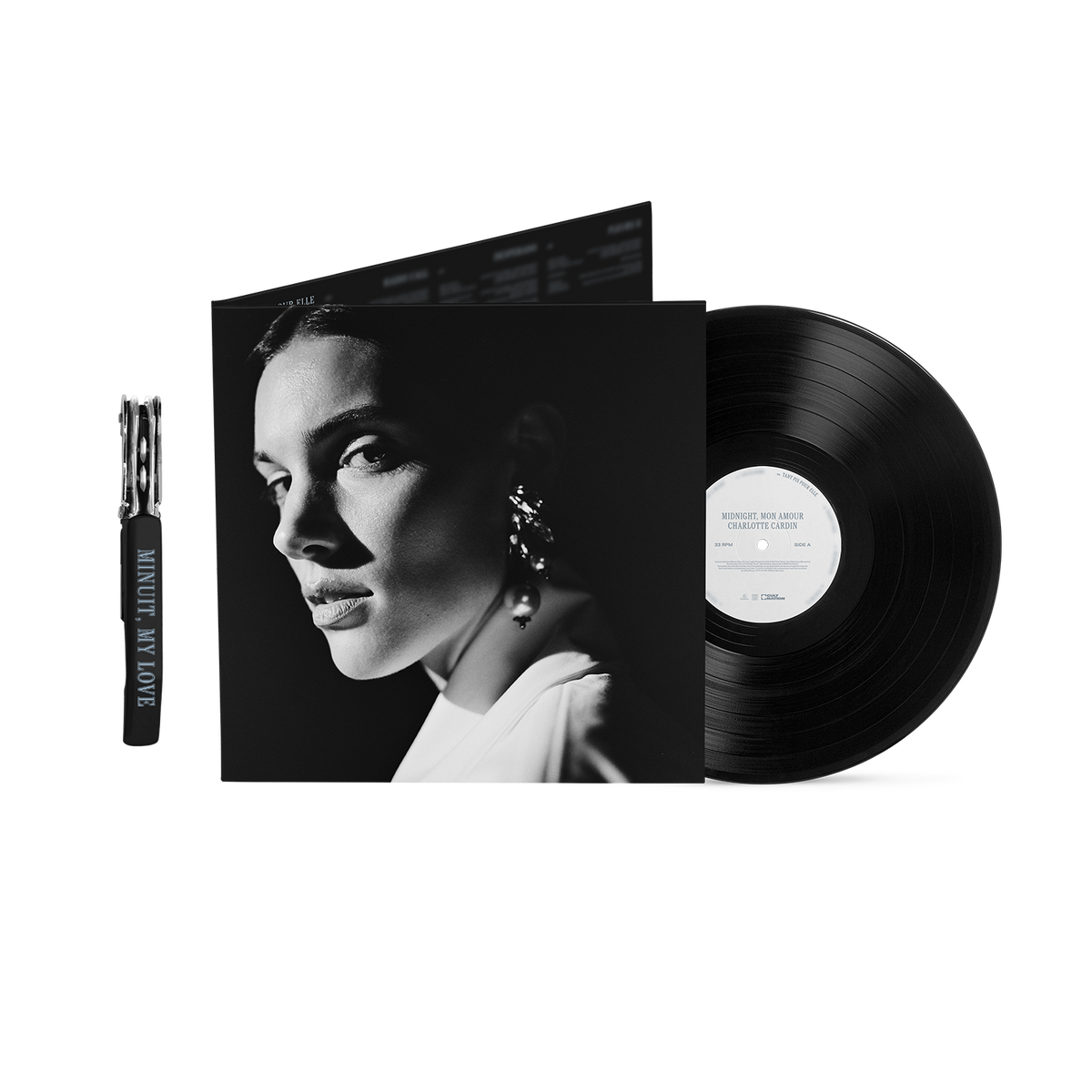 Vinyle « Midnight, mon amour » + Ouvre-bouteille