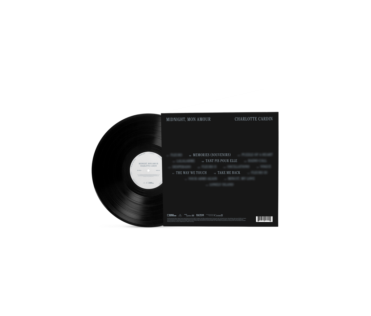“Midnight, mon amour” Vinyl
